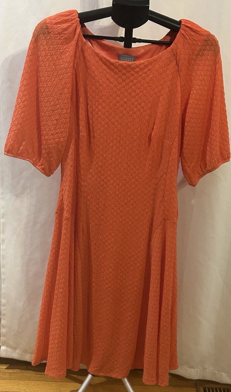 NWT Rabbit Rabbit Rabbit Coral/Orange Dress size 16